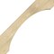Ekena Millwork 4"W x 34"D x 34"H Legacy Rough Sawn Knee Brace, Douglas Fir BRC04X34X34LEC00RDF - alternate 4